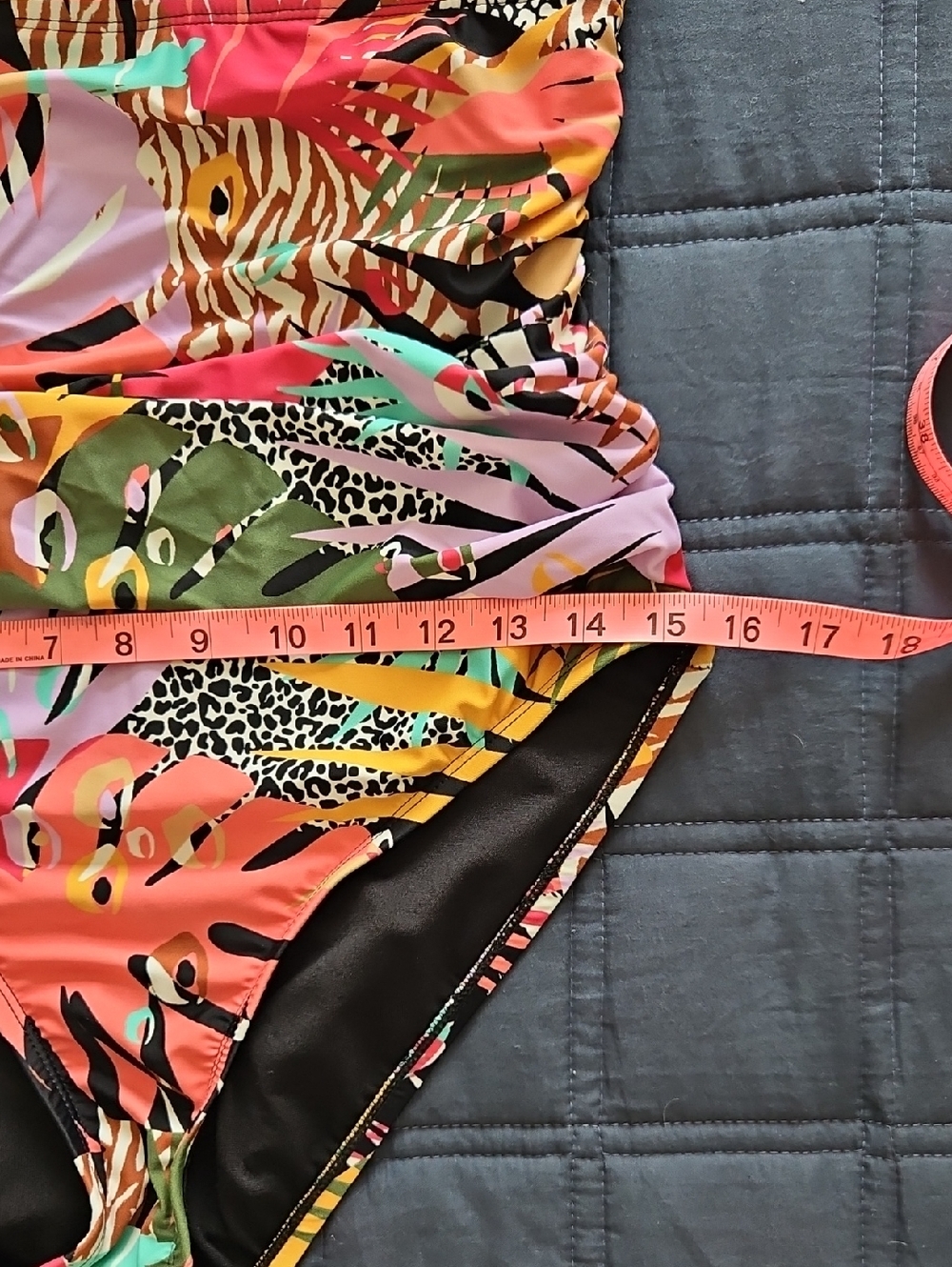 Bleu by Rod Beattie “Let’s Get Loud” One Piece Swimsuit, 12, L, Designer, Resort - Picture 11 of 13